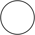 日本式の快晴の天気記号