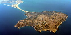 ラングラード島（フランス）の地形
