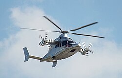 現代の高速複合ヘリコプター技術実証機