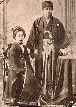 1889年、結婚写真