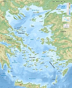 ミレトスの位置を示す地図
