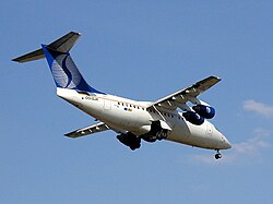 アブロ RJ-85 のT字尾翼