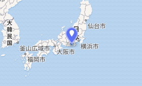 安倍川周辺の地図データを示す図