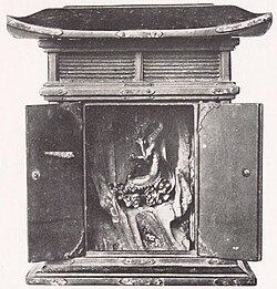 厨子入金銅水神像（金剛峯寺所蔵、重要文化財）