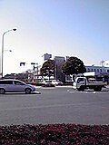 路線の起点を示す風景