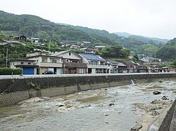 中流部(樽門川合流点付近)