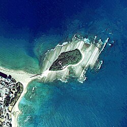 青島（宮崎県宮崎市）の空中写真