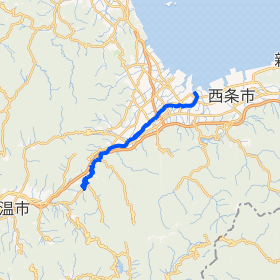 中山川周辺の地形図