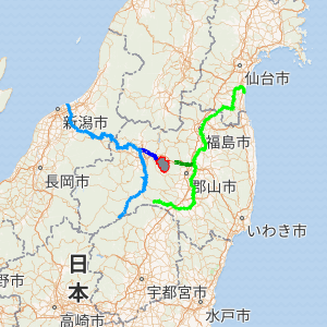日橋川 阿賀野川 五百川 阿武隈川