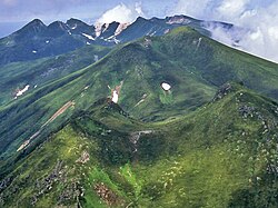 知床半島の山並み