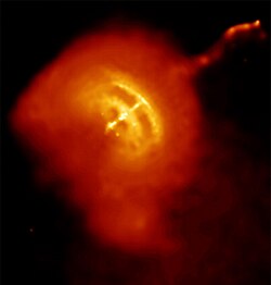 回転する中性子星であるほ座パルサー