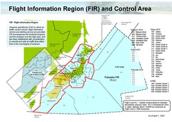 過去の各管制部の管轄地図