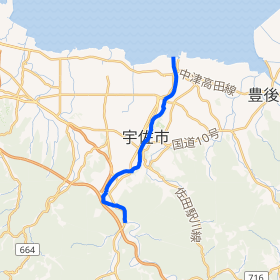 駅館川流域の詳細地図