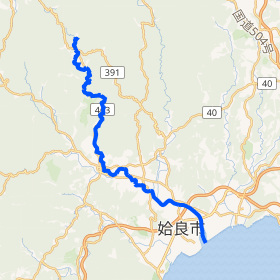 別府川流域の広域地図