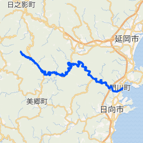 五十鈴川の詳細な河川網を示す地図