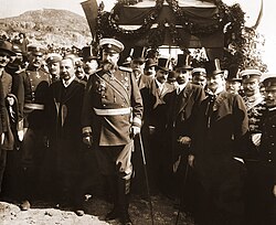 1908年、ブルガリア独立宣言におけるフェルディナント