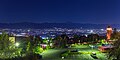 当公園から望む甲府盆地の夜景