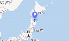 馬淵川周辺の地形図