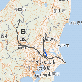 流域の地図