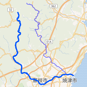 瀬戸川流域の詳細地図