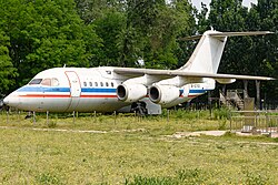 中国 民航博物館に展示されているBAe 146-100