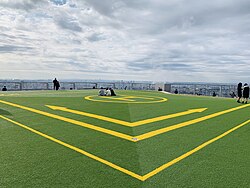 高層ビル屋上の緊急離着陸場