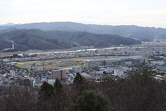 第二展望台から臨む福島競馬場