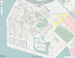 東京ディズニーランド周辺の地図