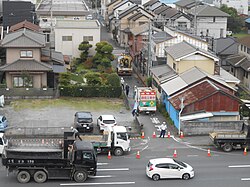 電気通信工事の様子