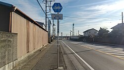 古河市大山付近
