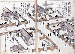 国漢学校を描いた絵図