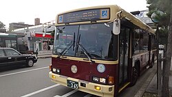 伊丹市交通局の路線バスの標準仕様ワイパー (2012年撮影)