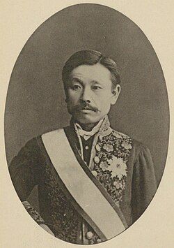 初代外務大臣の井上馨(1880年の写真)