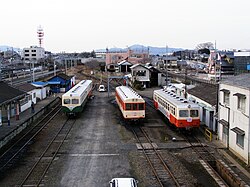 鹿島鉄道石岡機関区(2007年2月)