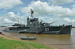 パラグアイ海軍砲艦パラグアイの写真