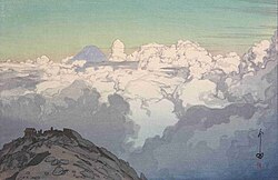 日本南アルプス集 駒ケ岳山頂より