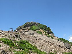 安達太良山頂の乳首