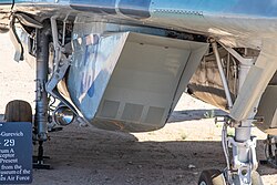 MiG-29のインテーク(閉鎖状態)