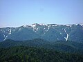 帝釈山から見た会津駒ヶ岳