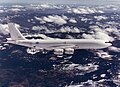 TACAMO機であるE-6マーキュリーの飛行姿
