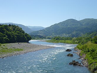 神通川:岐阜県と富山県を流れる一級河川