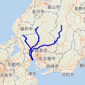 木曽三川:濃尾平野を流れる主要河川の総称