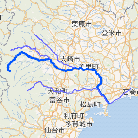 鳴瀬川流域図