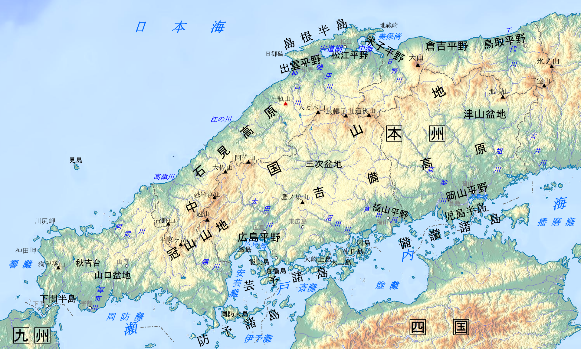 福山平野の地理と形成