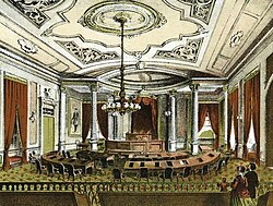 1868年の議員委員会室