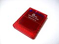 PlayStation 2専用メモリーカード クリムゾンレッド