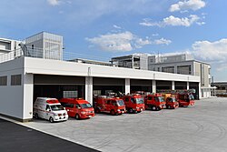 消防活動の様子