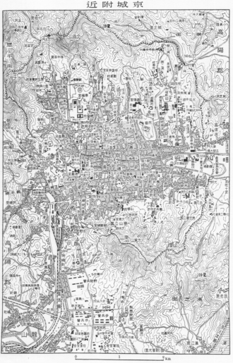 1930年頃の京城地図