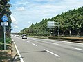つくば市春日付近の道路風景