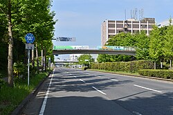 土浦学園通り（つくば市竹園一丁目）